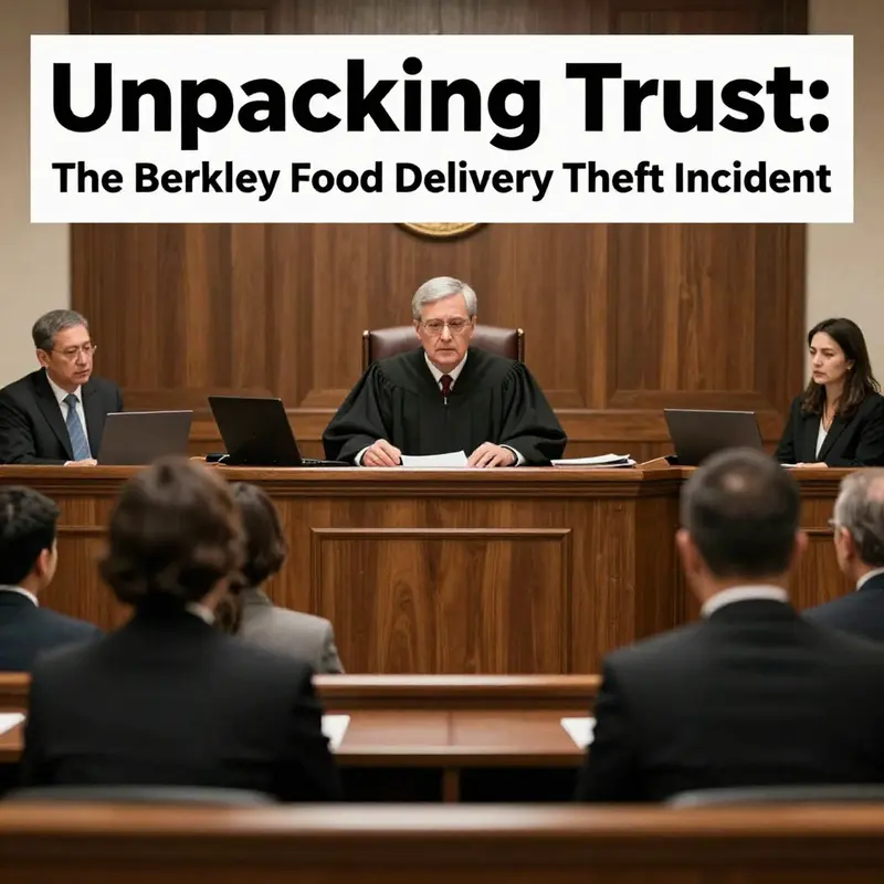 Surveillance footage capturing the moment of theft in Berkeley.