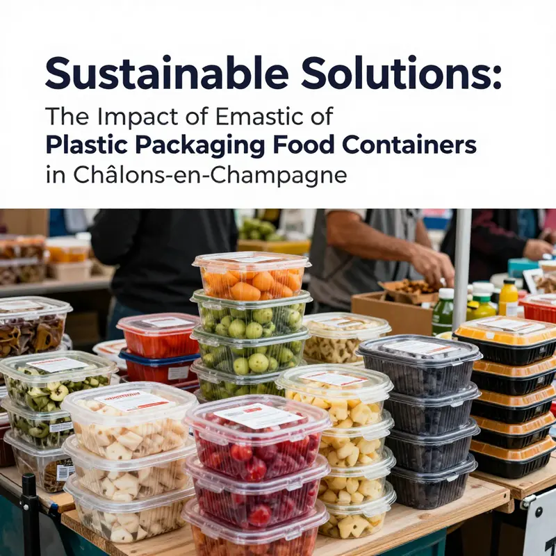 Châlons-en-Champagne’s marketplace reflects the integral role of plastic packaging food containers in local cuisine.