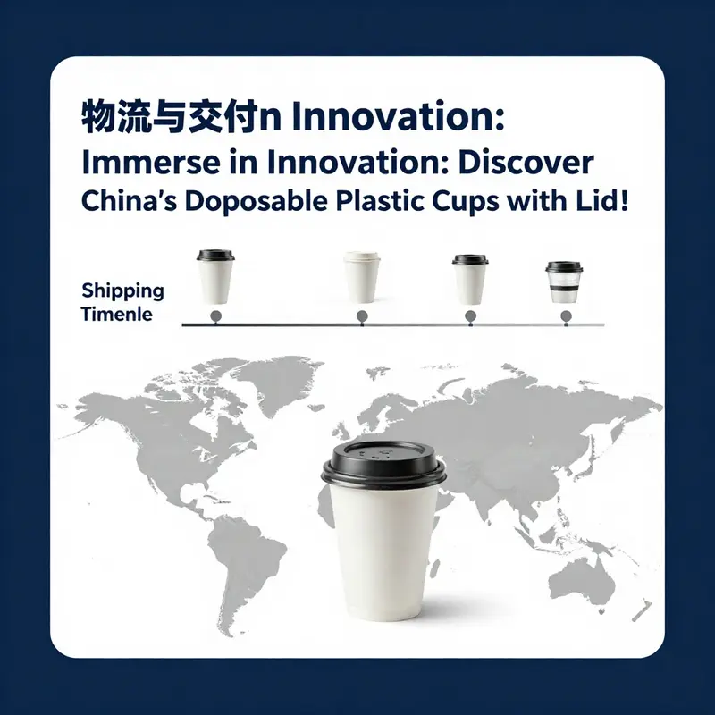 A diverse selection of disposable plastic cups with lids, illustrating options available from Chinese suppliers.