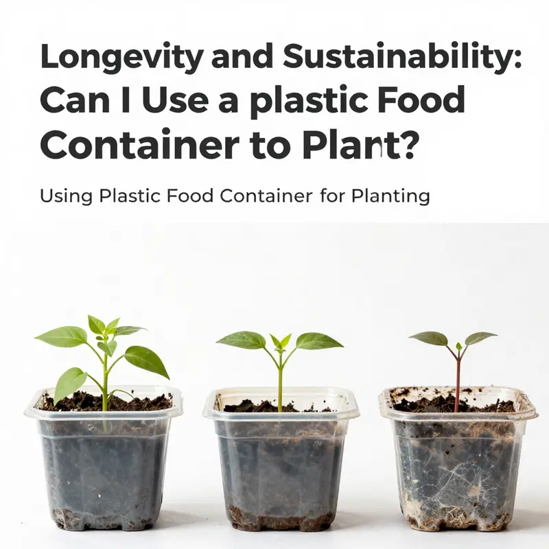 A variety of plastic food containers suitable for planting, showcasing different recycling codes.