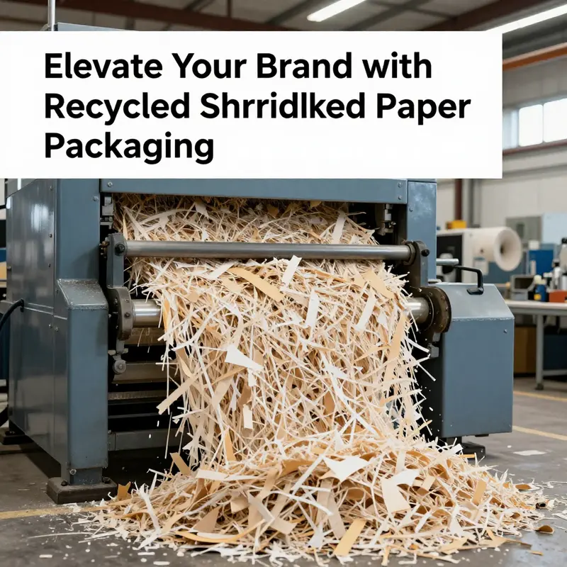 Shredded paper adds protection and enhances shelf appeal.