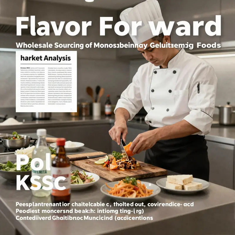 Diverse wholesale options for monosodium glutamate ready for food production.