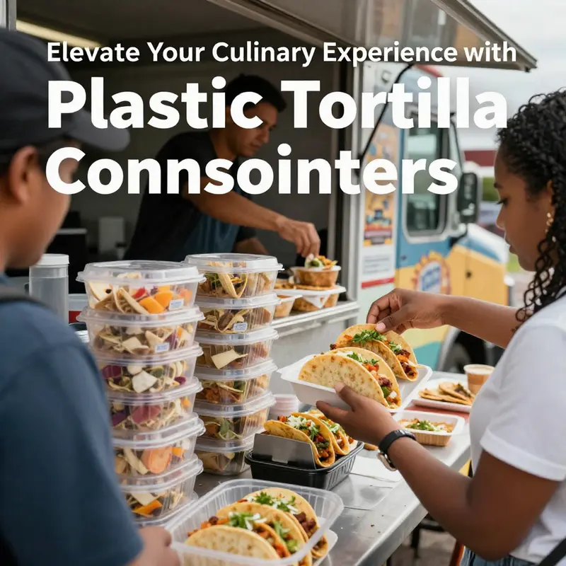 Highlighting the key features of BPA-free plastic tortilla containers designed for food safety.