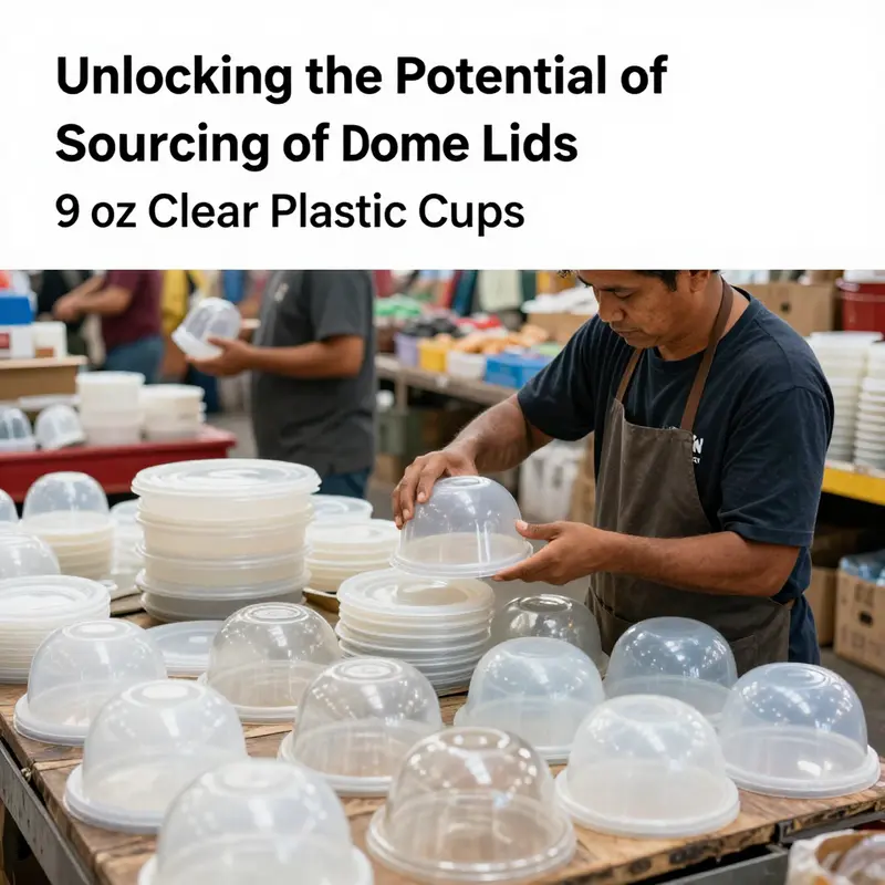 Diverse designs of dome lids showcasing features for effective beverage service.