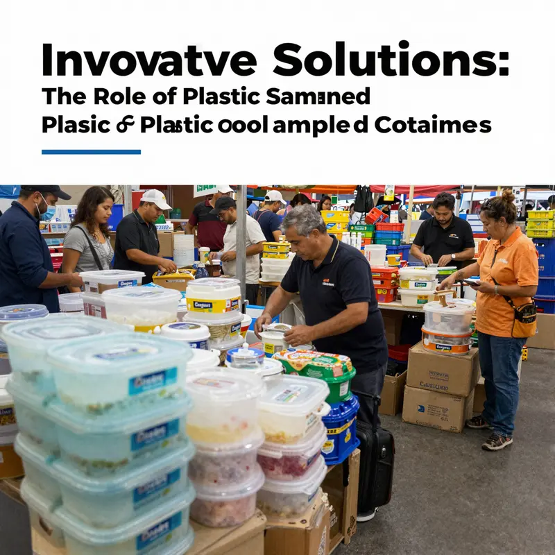 A range of plastic food containers ideal for sample storage and transport.