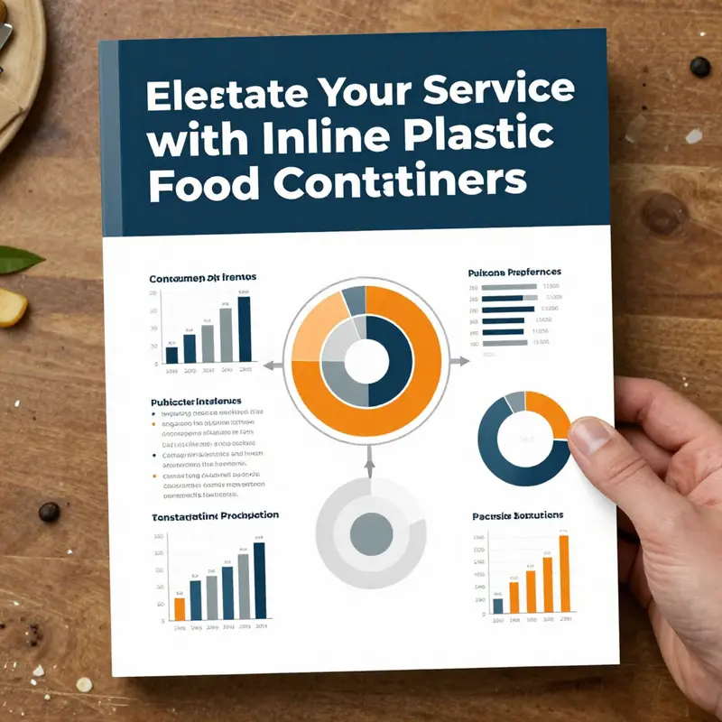 Diverse inline plastic food containers emphasizing material characteristics such as durability and thermal stability.