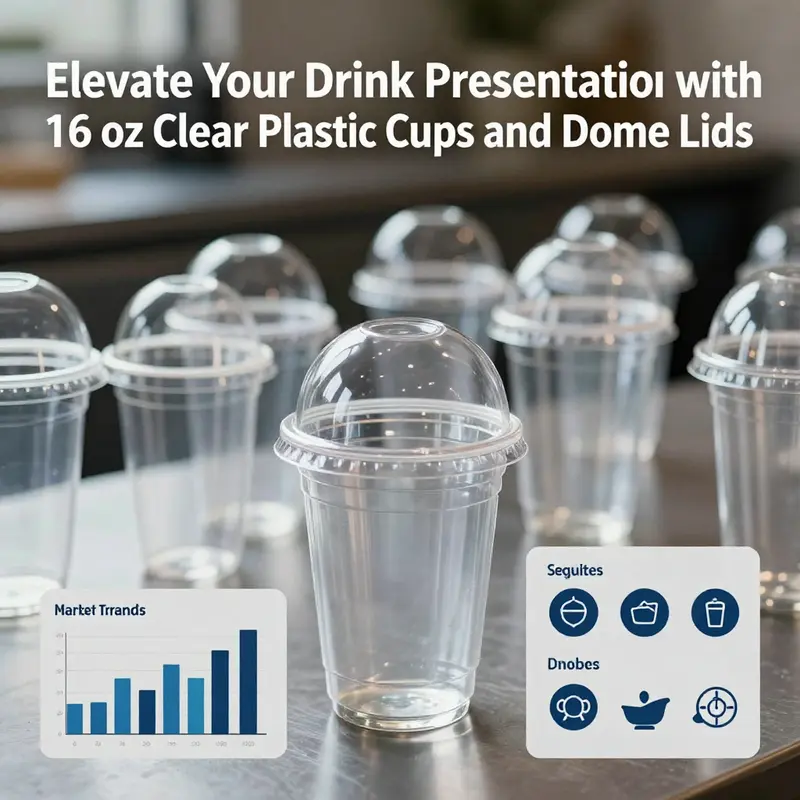 Close-up of clear plastic cups demonstrating their design and material properties.