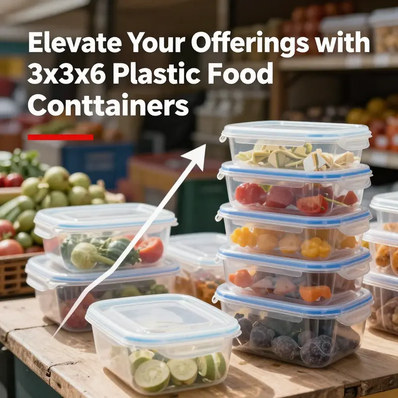 A detailed view of the high-quality PVC or polypropylene material used in 3x3x6 food storage containers.