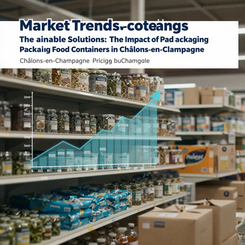 Châlons-en-Champagne’s marketplace reflects the integral role of plastic packaging food containers in local cuisine.