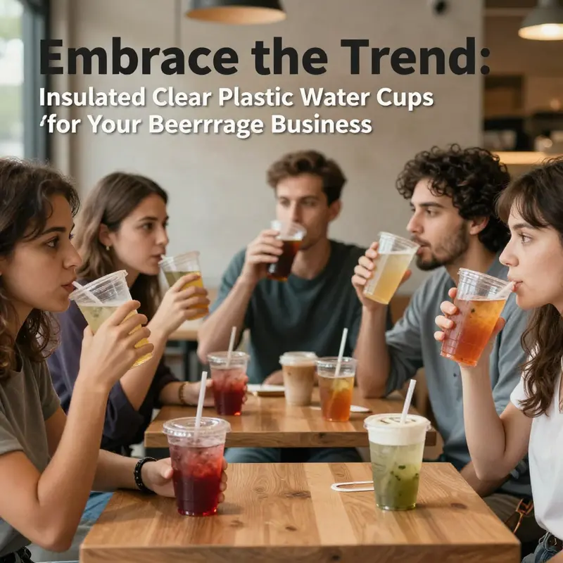 An insulated clear plastic cup displaying vibrant bubble tea, illustrating the product’s visual appeal and practicality.