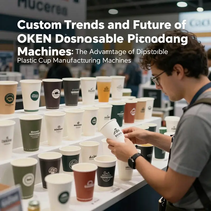 Key features of modern OEM disposable cup manufacturing machines, highlighting automation and efficiency.