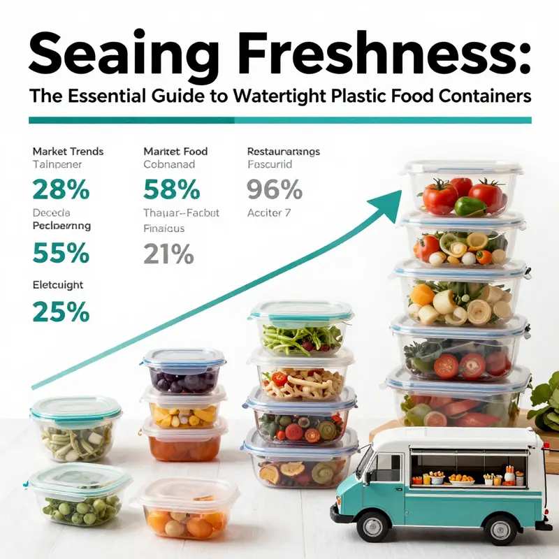 Diverse watertight plastic containers showcasing quality materials and exceptional sealing features.