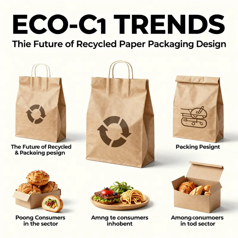 Innovative techniques in recycled paper packaging design create unique textures and aesthetics.