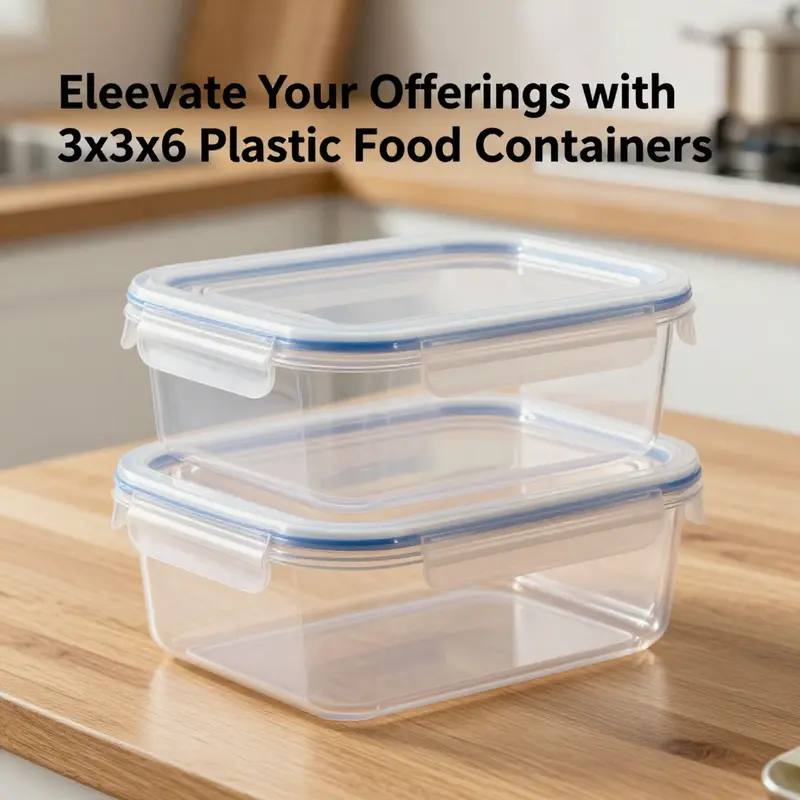 A detailed view of the high-quality PVC or polypropylene material used in 3x3x6 food storage containers.