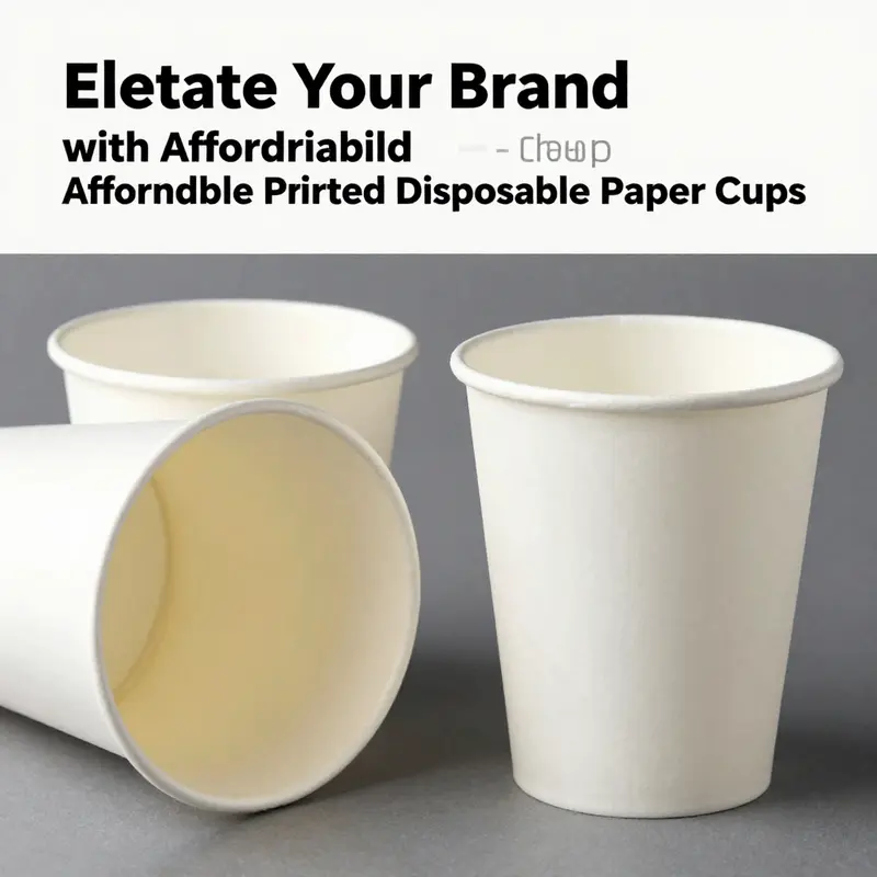 Explore the diverse customization options available for printed disposable paper cups, enhancing your brand’s visibility.