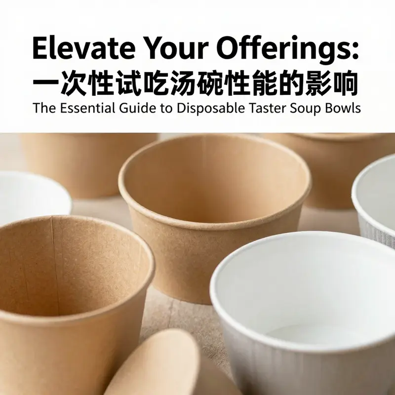 Showcase of disposable taster soup bowls at a vibrant food festival, highlighting their role in enhancing sampling experiences.