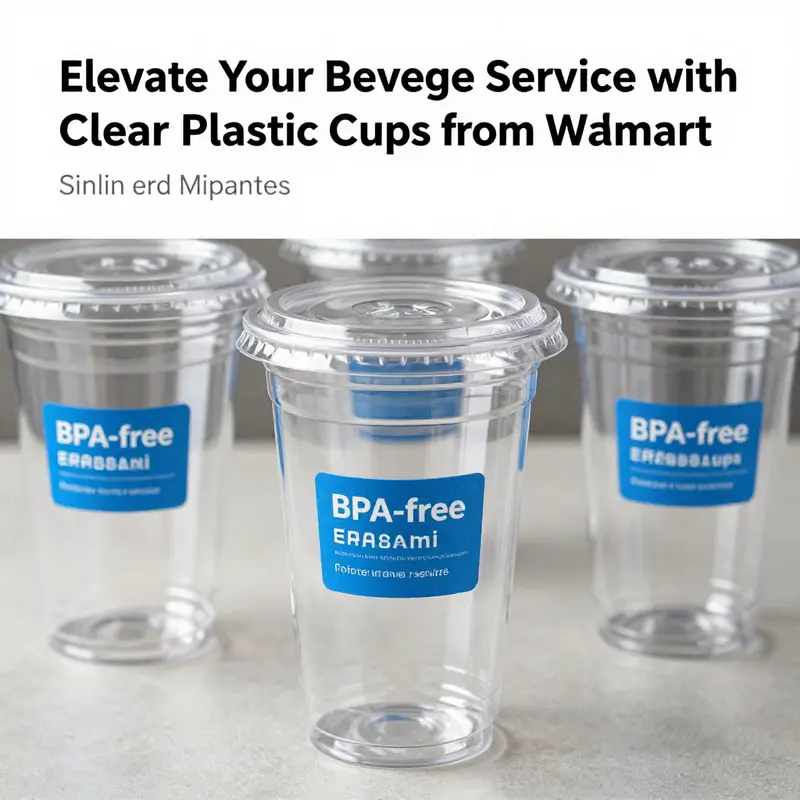 A variety of large capacity clear plastic cups with lids perfect for gatherings.