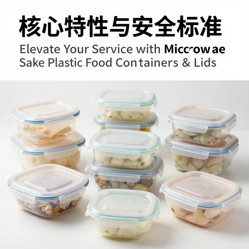 An assortment of microwave safe plastic food containers that comply with international safety standards.