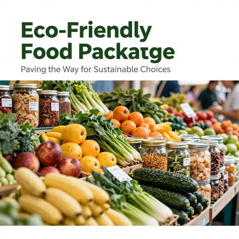 A selection of compostable and biodegradable materials ideal for eco-friendly food packaging.