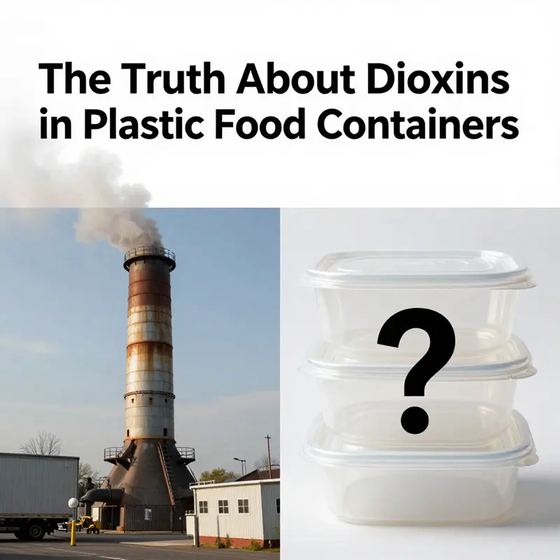 Scientist conducting analysis on plastic food container samples for dioxins.