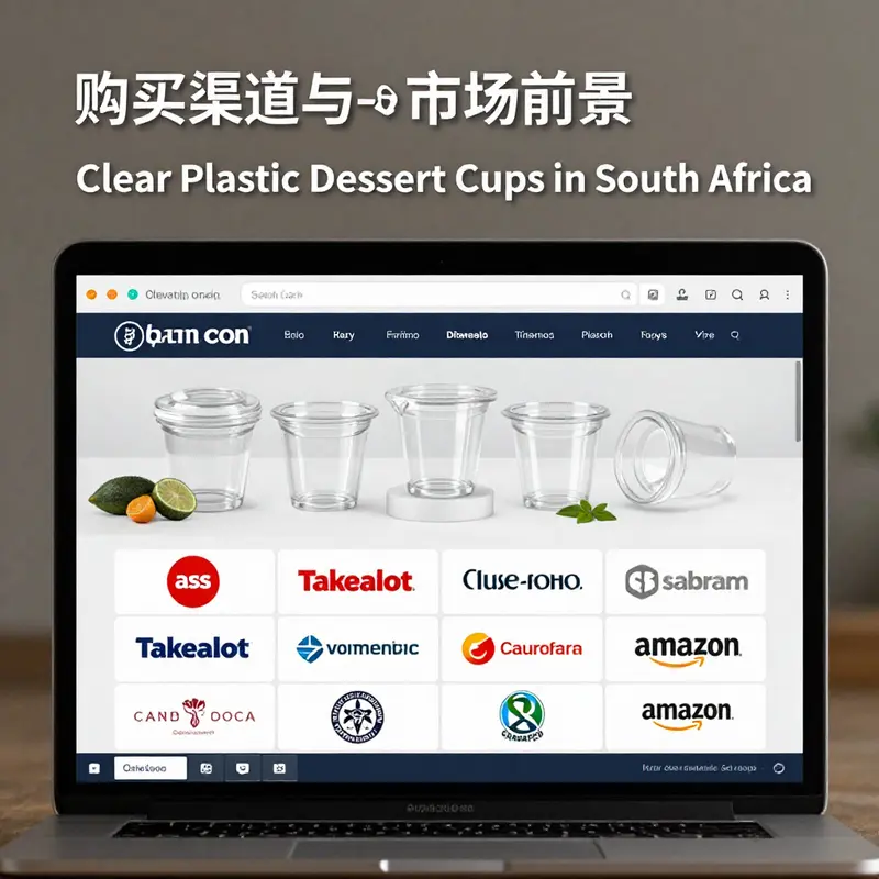 Clear plastic dessert cups transforming experiences in a South African café.