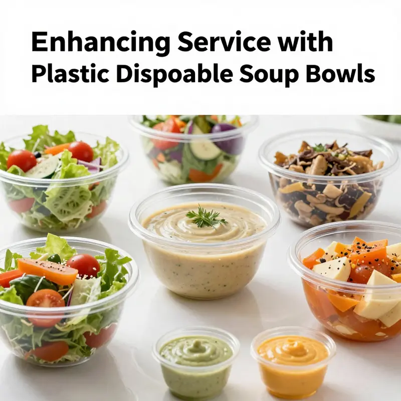 A range of PS bowls ideal for serving cold dishes at events.