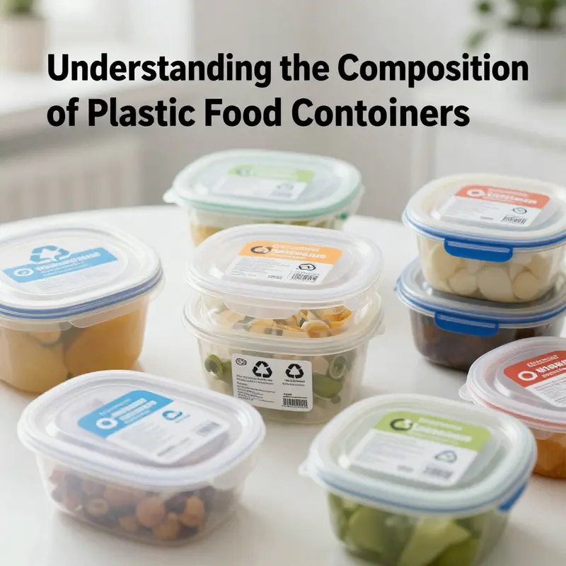 Chemical structures of plastics commonly used in food containers.