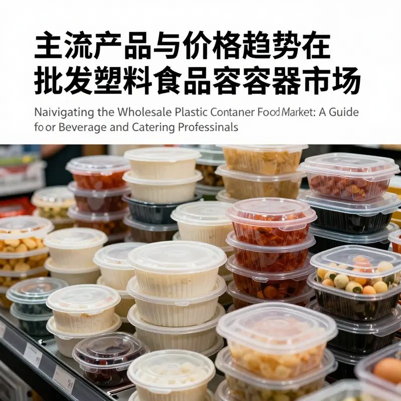 An array of plastic food containers highlighting their diversity and affordability in wholesale options.