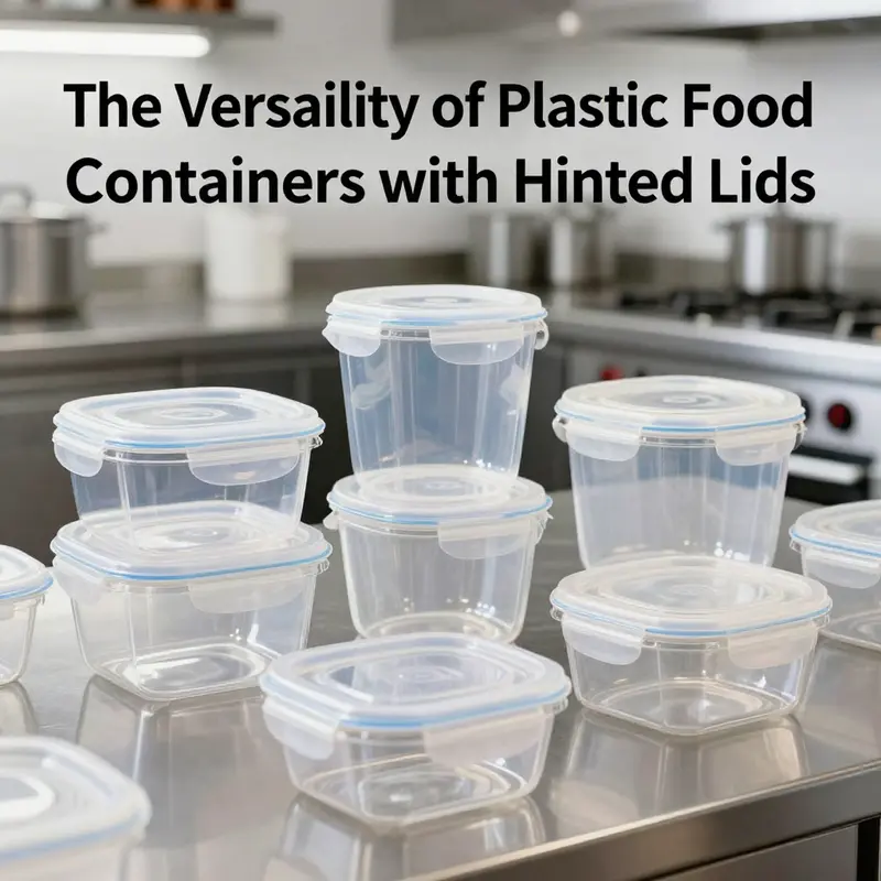 Different types of plastic food containers made from PET and PP, highlighting their unique qualities.