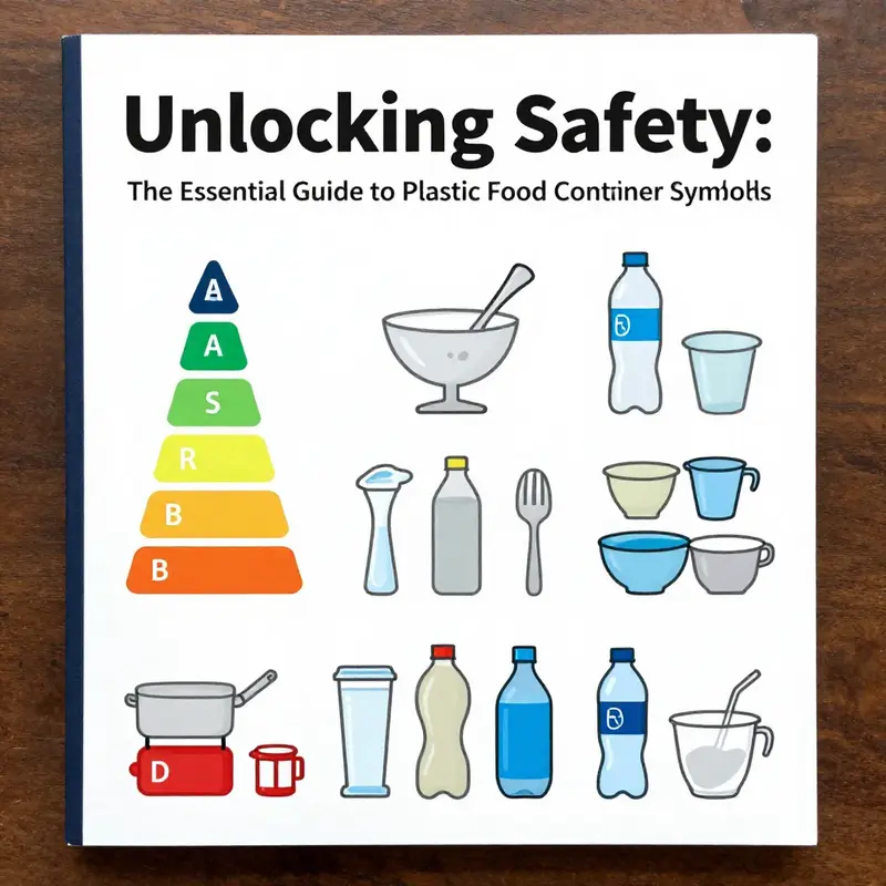 A visual guide to common plastic food container symbols helps businesses identify types of plastics used in packaging.