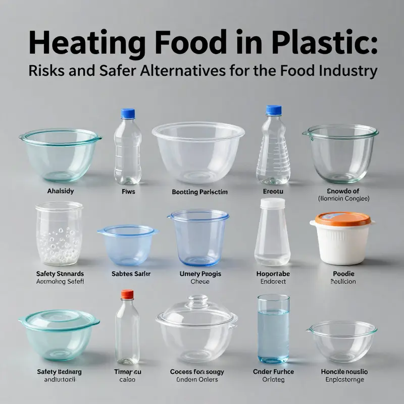 The health risks associated with heating food in plastic containers.