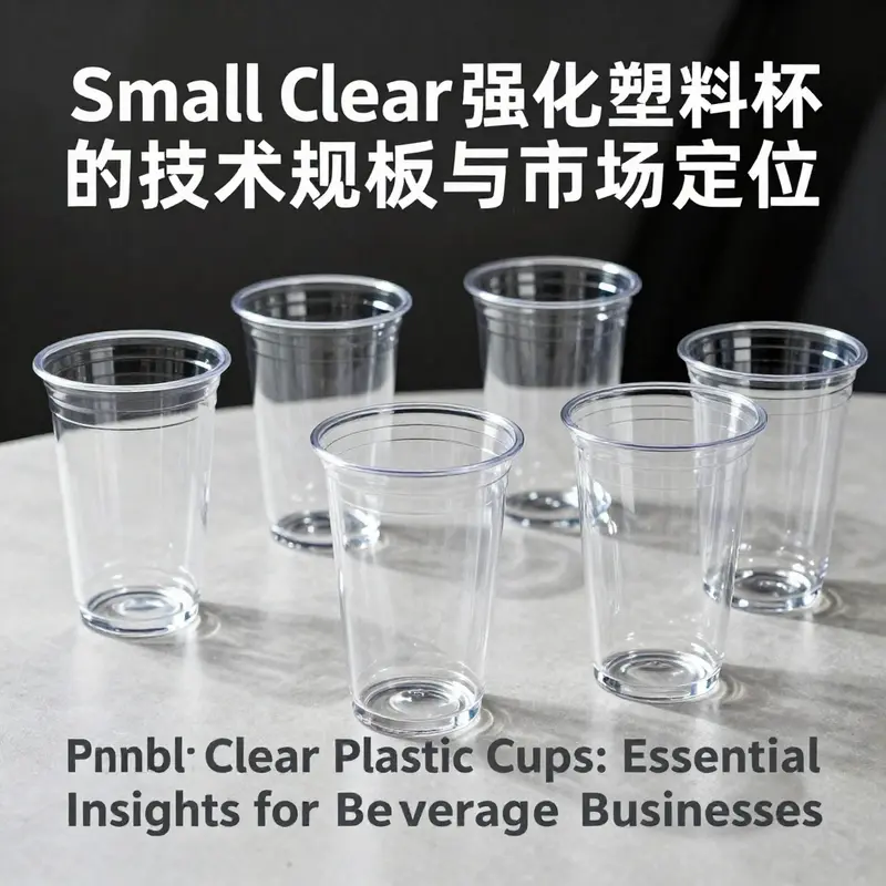 Standard 5 oz clear plastic cups ideal for desserts and beverages.