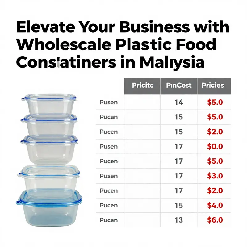 Diverse plastic food containers from reputable suppliers, illustrating the range available for wholesale.