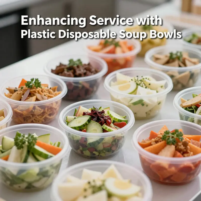 A range of PS bowls ideal for serving cold dishes at events.