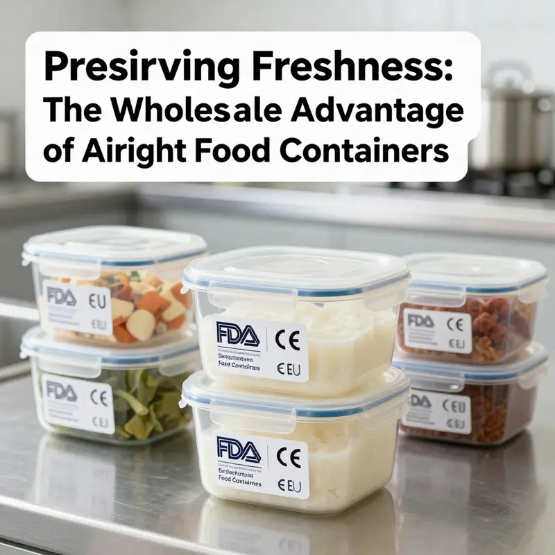 The wholesale market for airtight food containers is diverse and bustling, meeting the demands of various food service industries.