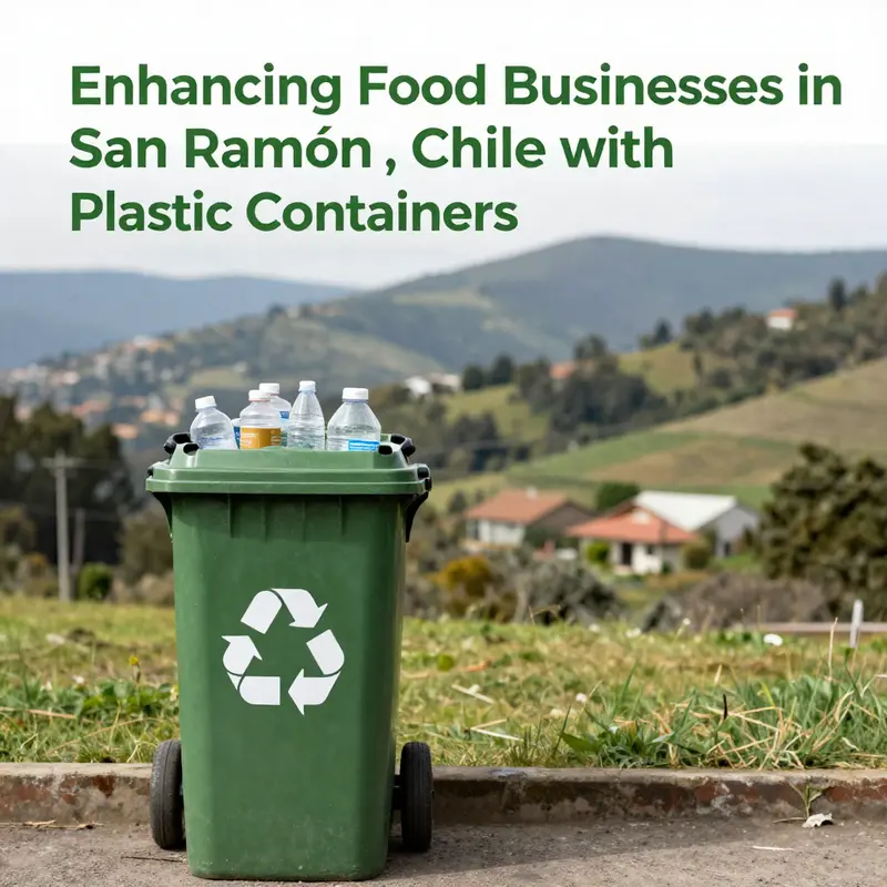The vibrant food market in San Ramón, highlighting the increasing use of plastic containers among local vendors.