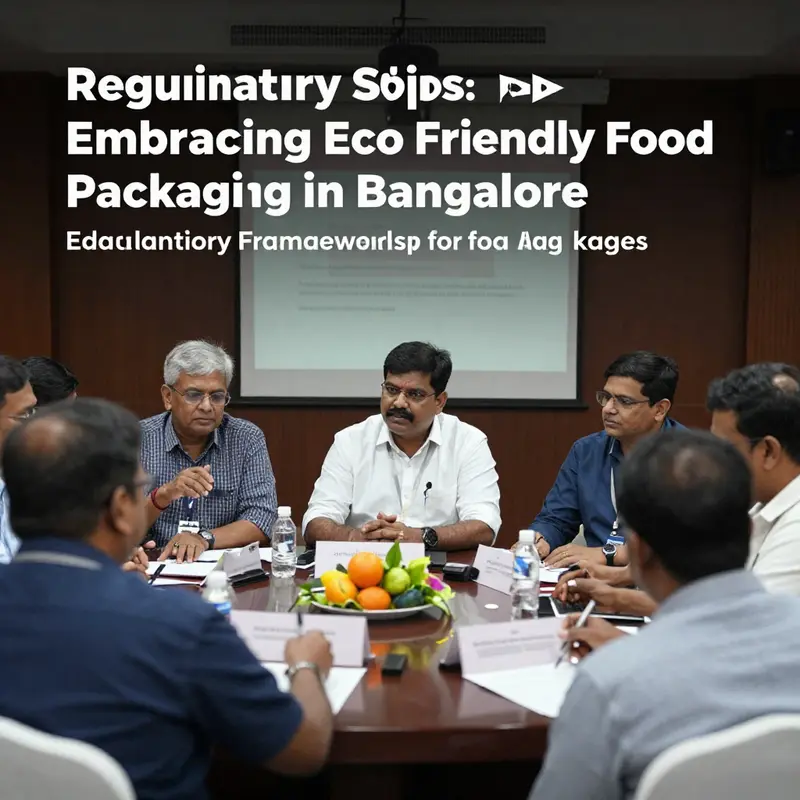 Bangalore street market featuring a variety of eco-friendly packaging options, reflecting the city’s trend towards sustainability.