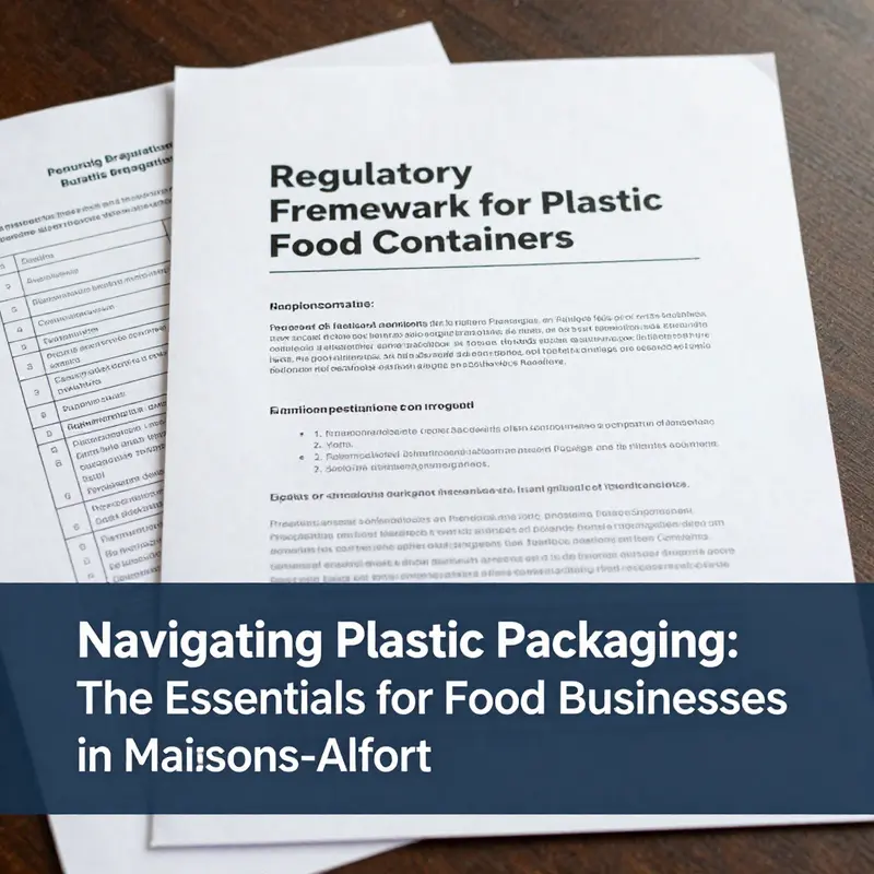 The impact of microplastics on food containers in Maisons-Alfort, illustrating contamination risks.