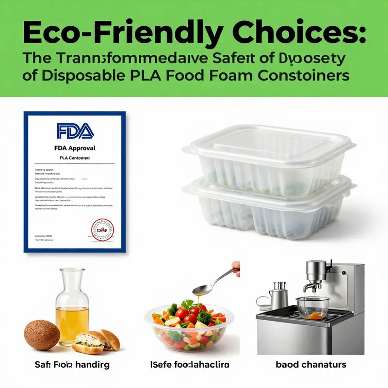 A showcase of diverse PLA food foam containers, illustrating their eco-friendly design.