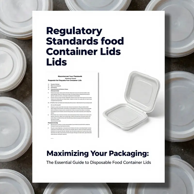 A collection of sustainable disposable food container lids exemplifying eco-friendliness and modern design.