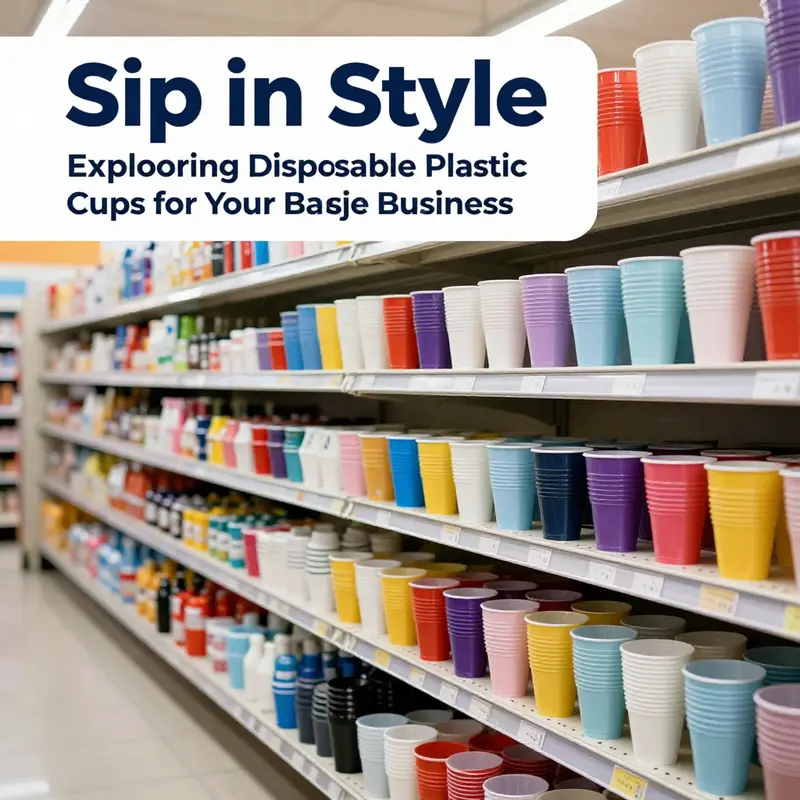 Clear PP cups showcasing their versatility for cold beverages.