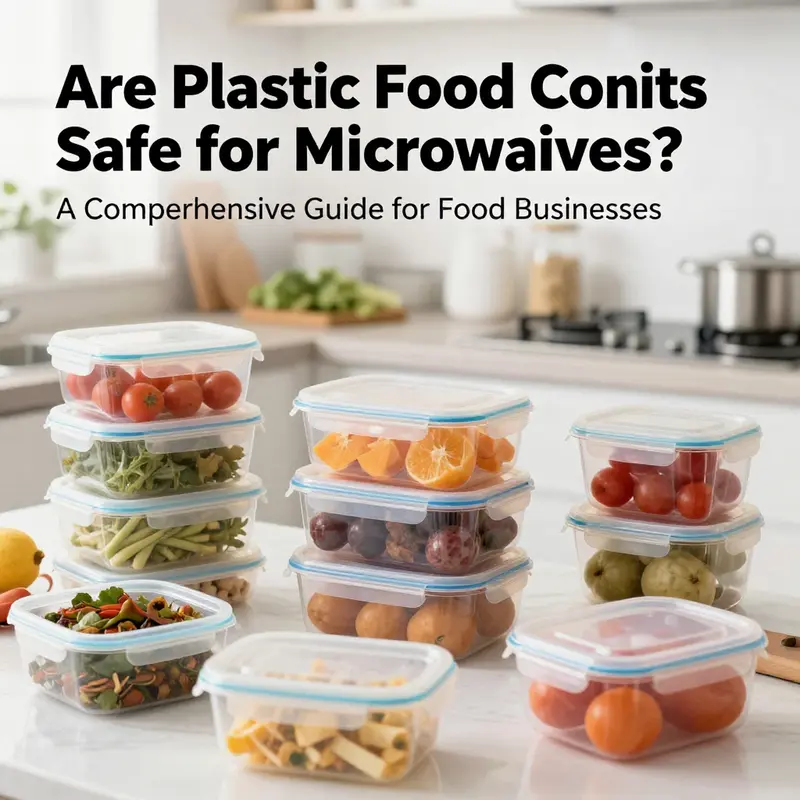A clean and organized kitchen demonstrating the use of plastic containers for food preparation.