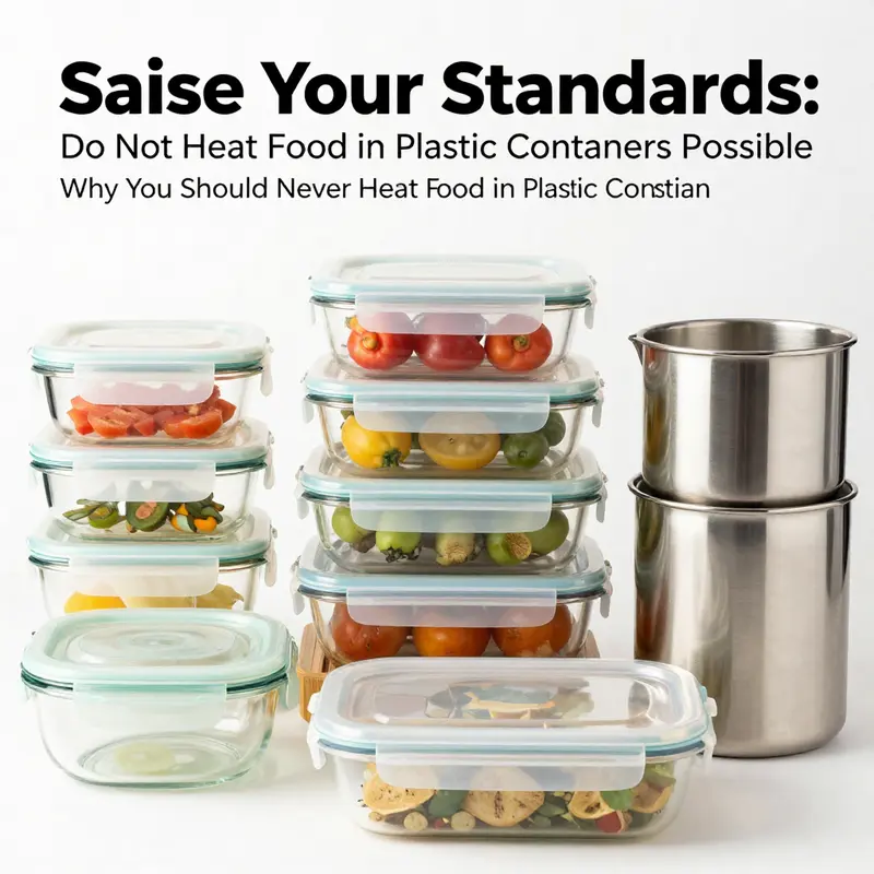 Understanding the risks associated with heating food in plastic containers.