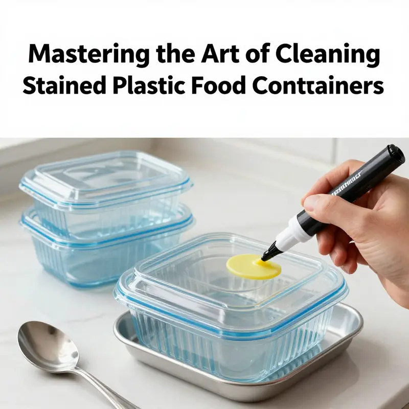 Different types of plastic food containers with recycling symbols help in determining the correct cleaning methods.