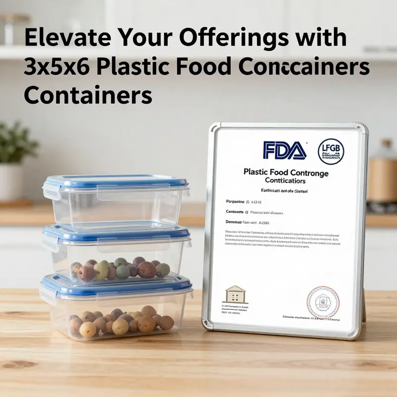 A detailed view of the high-quality PVC or polypropylene material used in 3x3x6 food storage containers.