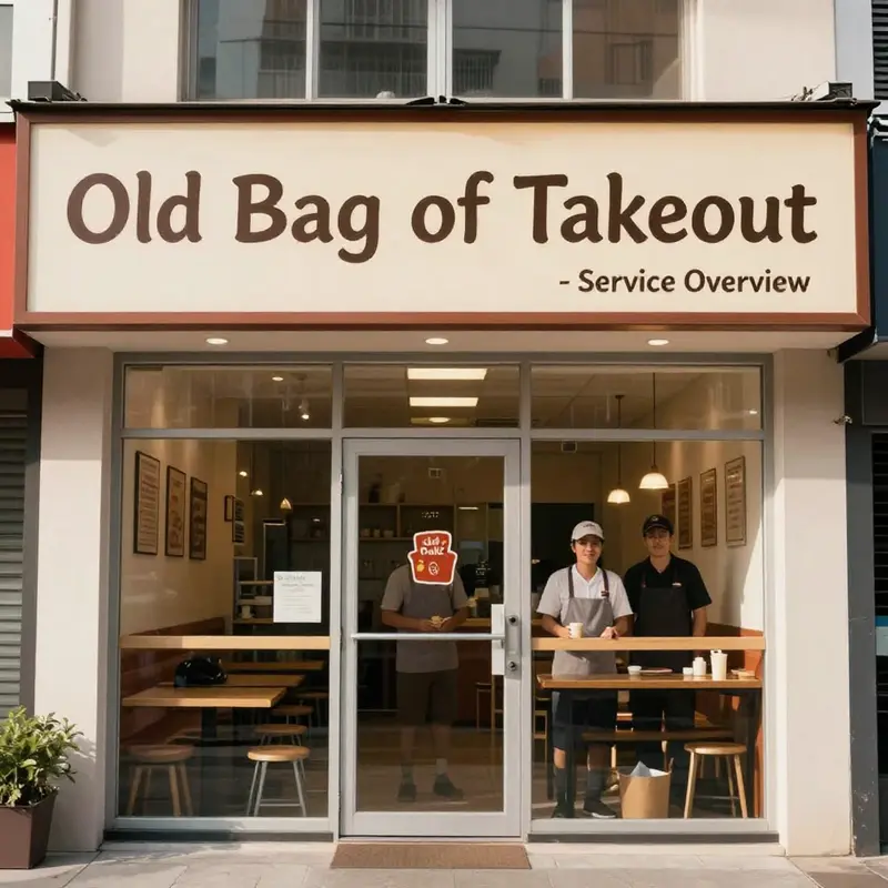An inviting front view of Old Bag of Nails, where exceptional takeout service begins.