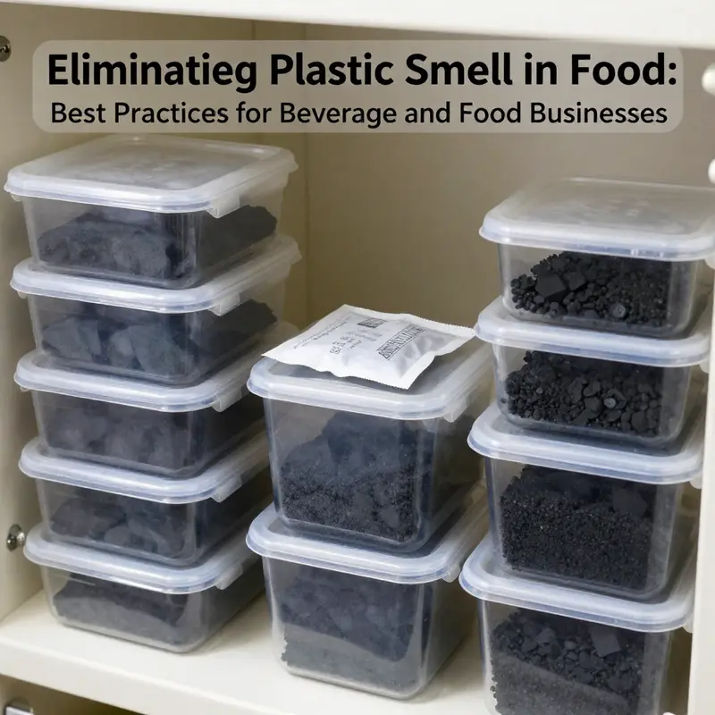 A selection of food-safe containers that prevent odor absorption.