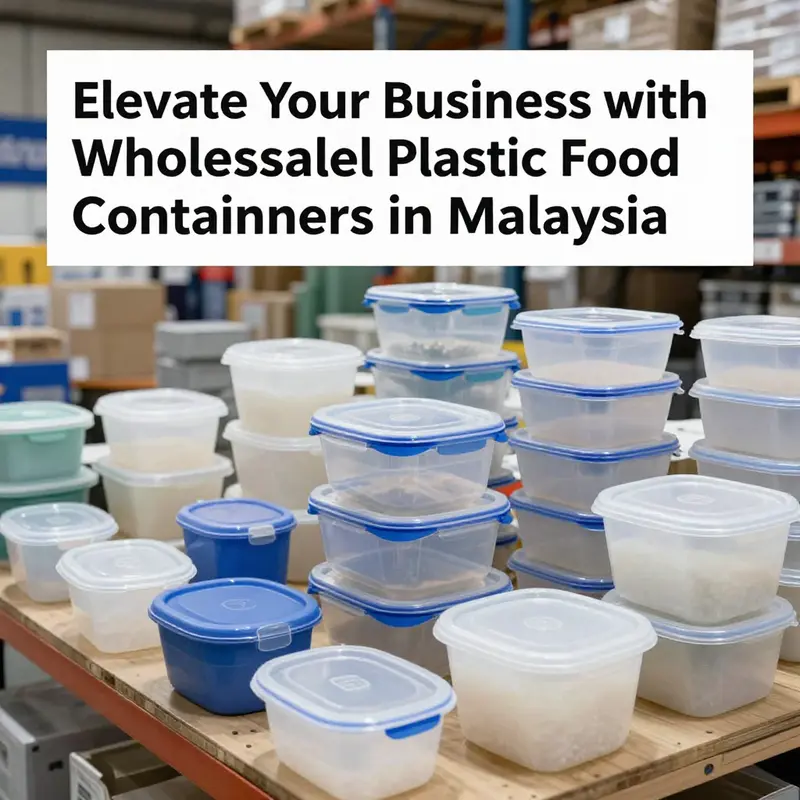 Diverse plastic food containers from reputable suppliers, illustrating the range available for wholesale.