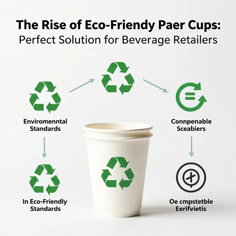 A wide selection of eco-friendly paper cups exhibiting various styles and functionalities.