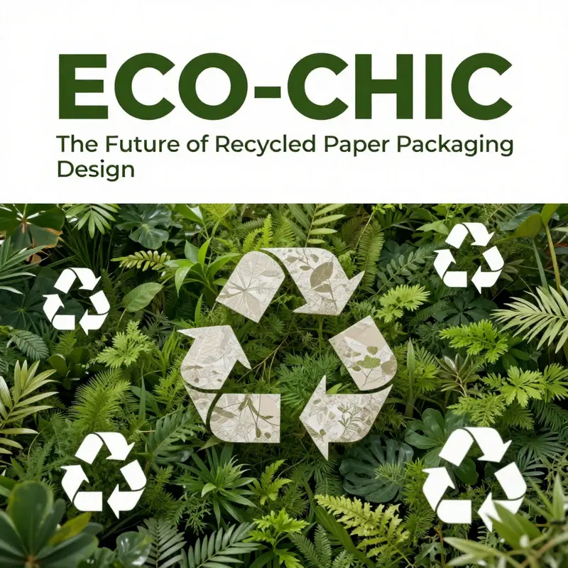 Innovative techniques in recycled paper packaging design create unique textures and aesthetics.